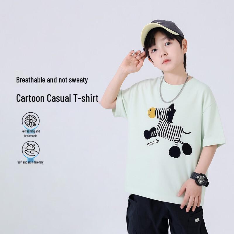 

Boys Cotton Blend Short-Sleeve T-Shirt 130