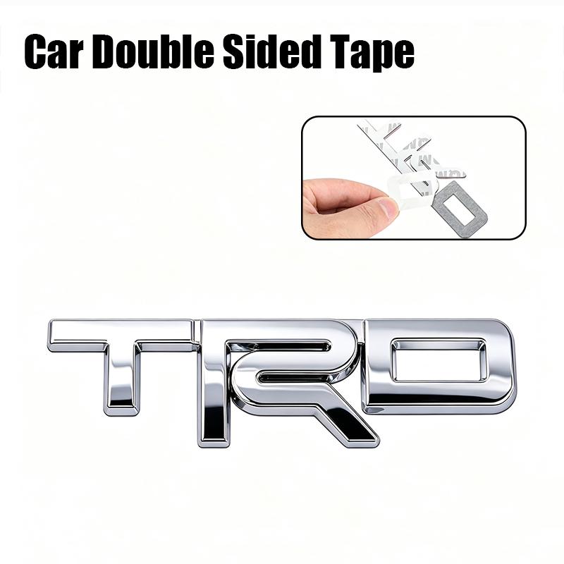TRD Emblem 3D Metal Car Body Stickers Front Grille Rear Trunk Badge For Toyota Hilux Corolla RAV4 Camry Highlander Yaris Cross AA9
