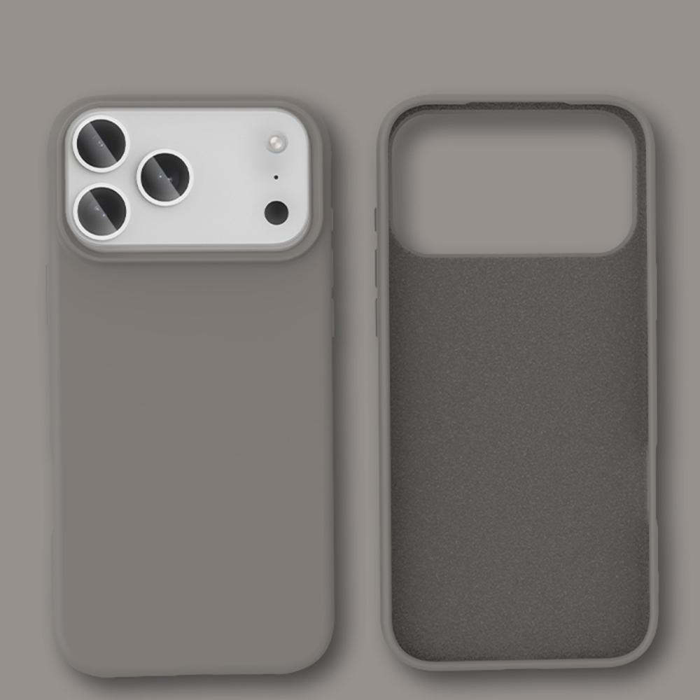 Stoßfeste weiche Flüssigsilikon-Handyhülle für iPhone 17 Air 16 16E 15 14 13 12 11 Pro Max Plus Hautgefühl Schutzhülle