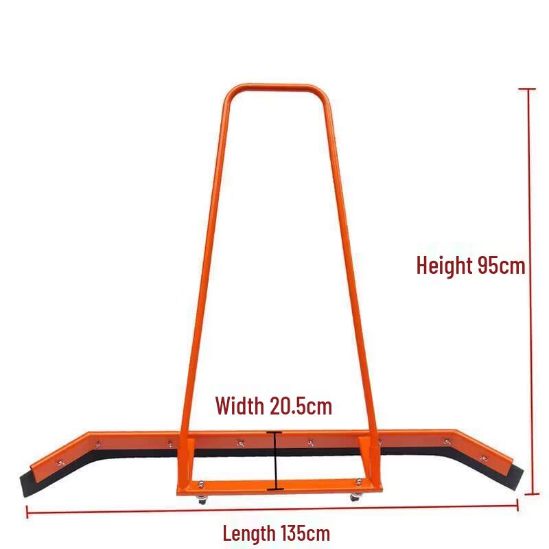 Large Aluminum Alloy Water Pusher for Sports Courts and Parking Lots