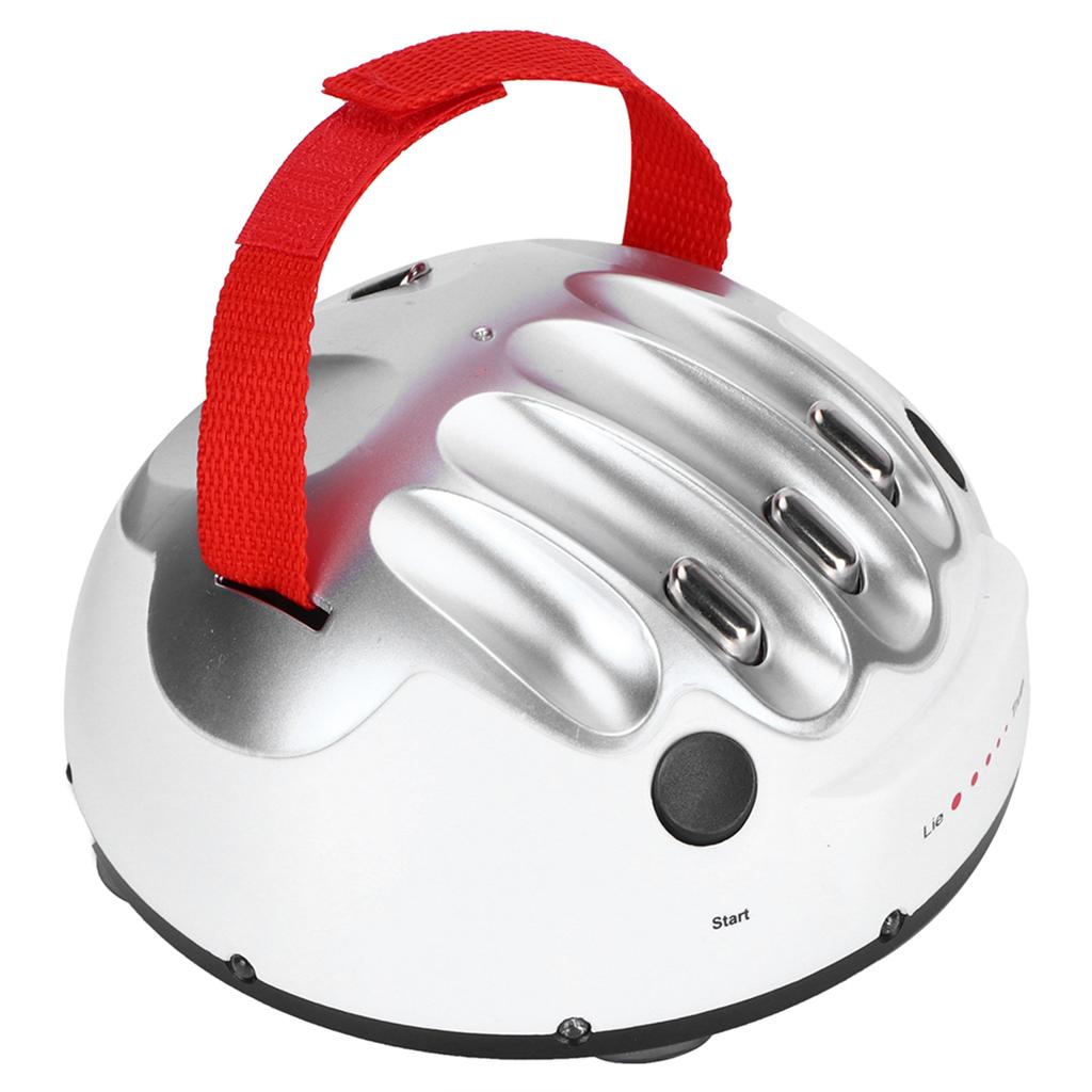 Miniature Electric Shock Heartbeat Lie Detector Toy Tricky Desktop Party Game Toy White