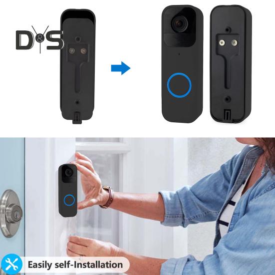 Video Dørklokke Bakplate Ingen boring Enkel installasjon Tyverisikring Kamera Sikkerhet Dørklokke Bakplate Erstatningsdel