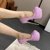 Fashion Sexy Bling Women Heels Elegant Super High Heel 16cm Pumps Fashion Nightclub Pole Dancing Heels Plus Size Platform High Heels