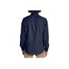 Timberland Embroidered Logo Curved Hem Long Sleeve Shirt Men shirts Dark-Blue A1SHF433