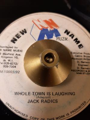 7inch Record JACK RADICS - Whole Town Is Laughing NNM1000392 New Name Muzik 1961 Jamaica Reggae, Ska & Dub Used