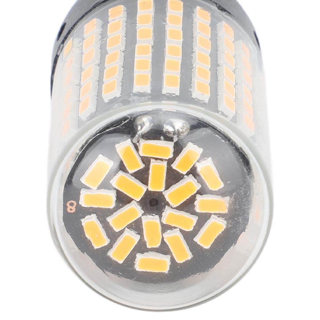 2 Pcs Car LED Brake Light Bulb Yellow 1156 Anti Strobe Super Bright Turn Signal Lamp Replacement Bulb
