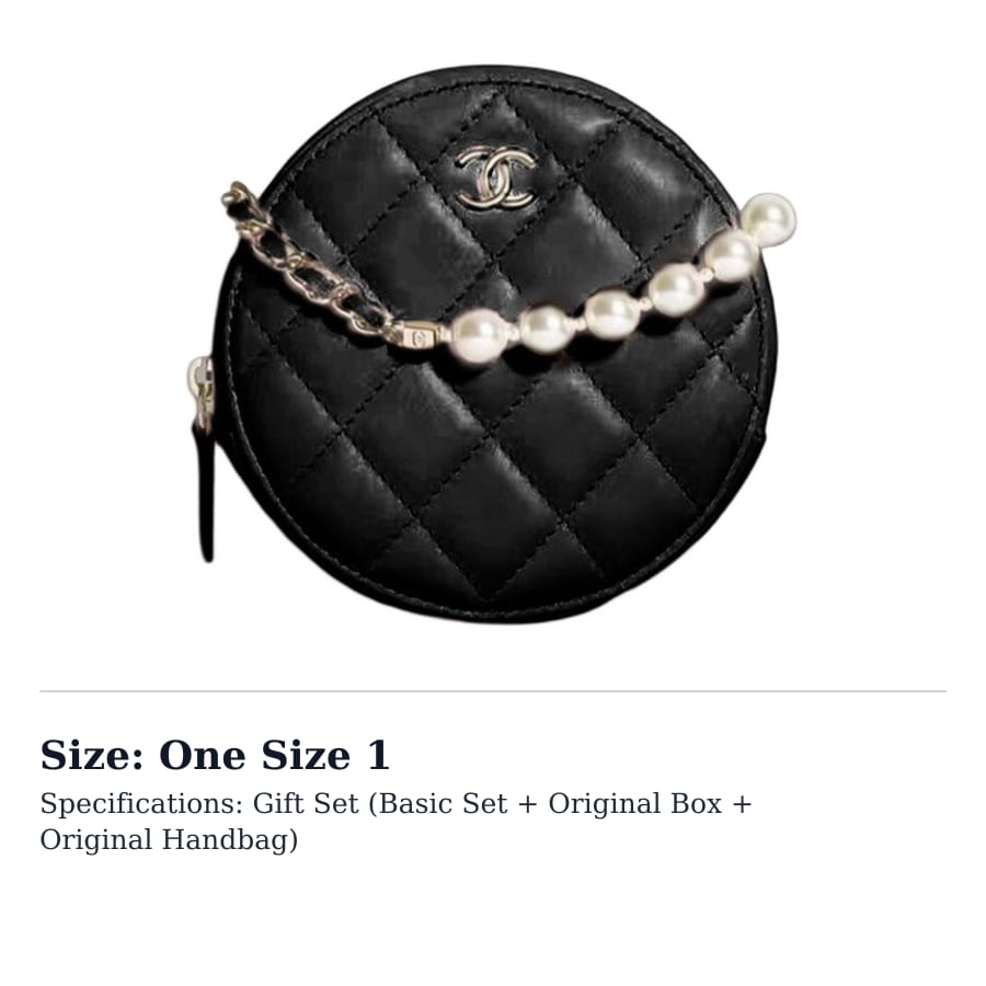 Chanel Sheepskin One Shoulder Handbag, Crossbody Bag Women's Black AP2580-B07531-94305