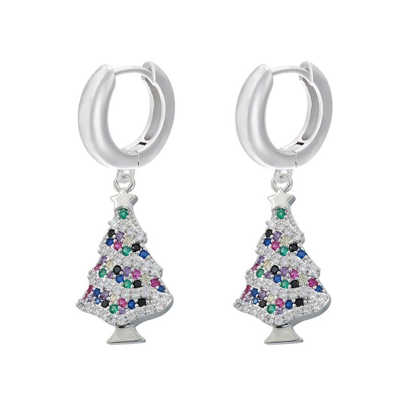 Exquisite And Beautiful Santa Claus Bells Gift Bag Earrings Autumn And Winter Christmas Element Earrings Female Ve1010-1017