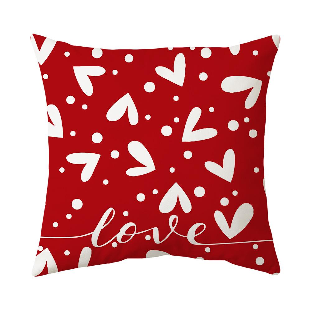 Valentine's Day Pillow New Sofa Cushion Bedside Backrest Plush Pillow Cover Shopee