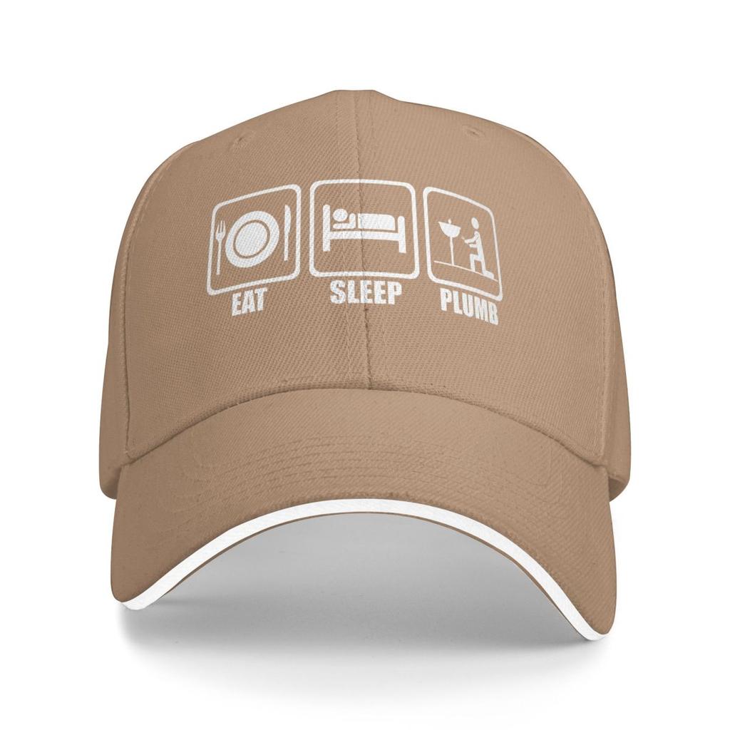 Baseball Caps Eat Sleep Plumb Plumber Plumbing Funny Casquette Men Women Casual Summer Hats