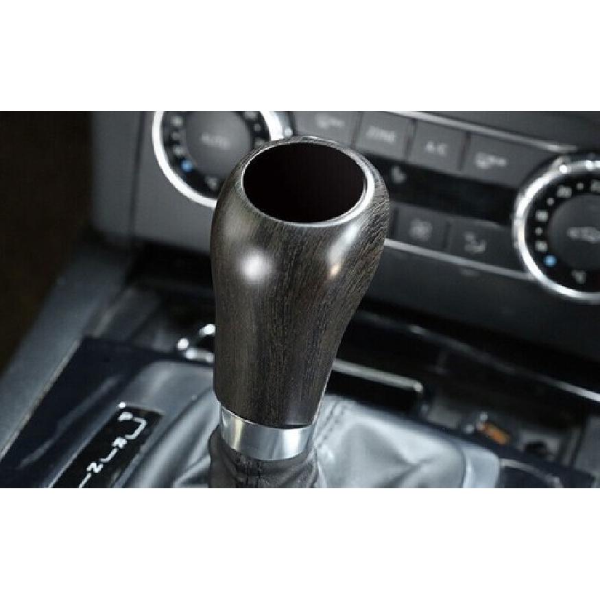 Oak Wood Grain Inner Gear Shift Knob Cover Trim Fit For Benz C-Class 2004-2014