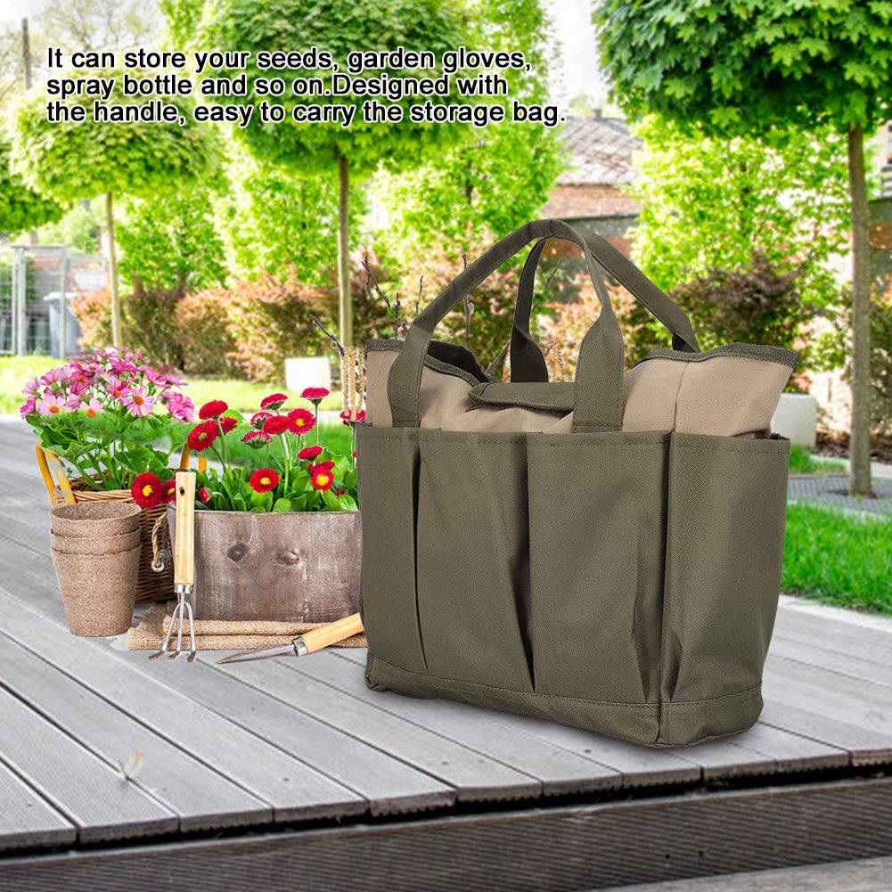 Large Capacity Cordura Tool Bag for Garden Tools and Gardening Waterproof and Durable Perfect for Rainy Mountain and Convenient for Plant Tool Sets