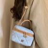 Monet Blue Ocean Box Bag Niche Designer Bag Women's Chain Portable Shoulder Crossbody Bag
