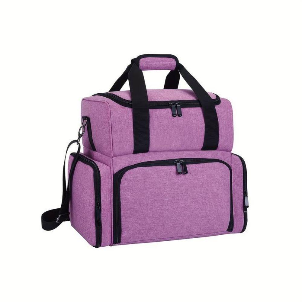 

Portable Large Capacity Nailpolish Storage Bag Nylon Nail Polish Gel Manicure Bag Removable Shoulder Bag Makeup Bag Women