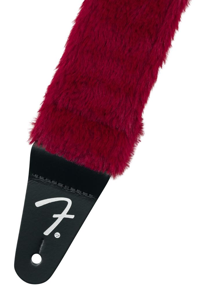 Fender Poodle Plush Strap Red