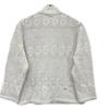 45R 70480011 White Lace Knit Cardigan Tops 03 whiteUsed