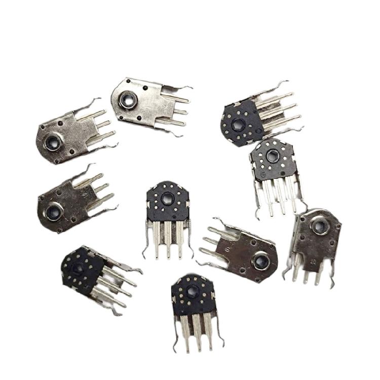 10Pcs 10mm Yellow Cores Metal Mouse Encoders for G102 G304 G305 KINZU V1 V2 Precisions Pointing Devices