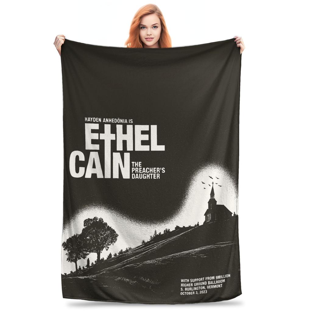 Ethel Cain Singer Album Music Tour 2024 Blankets Portable Fleece Throw Blanket for Couch Bedding Office Throws Bedspread Quilt