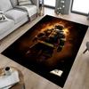 1PC Firefighter Firefighting Non-Slip Floor Carpet Compatible for Office&Living Room&Bedroom&Dining Room - Flat- Soft & Pattern, Vibrant Colors-W256