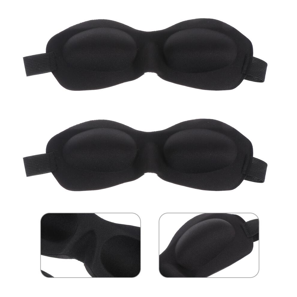 4Stk Schlafmaske Verdunkelnd Elastisch Komfortabel Für Schlaf
