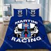 Fashion Racing M-Martini Stripe Cars Bedding Set Single Twin Full Queen King Size Bed Set Kids Bedroom Duvetcover Sets