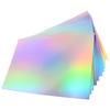 Rzemiosło Metalowy Tęczowy Karton Malarski Papier Kartonowy Scrapbooking Holograficzny Materiał do Rzemiosła DIY Naklejki dla Dziecka