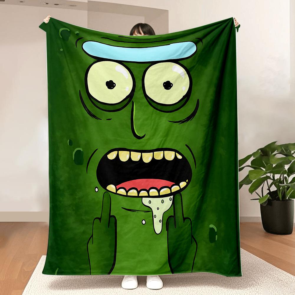 Halloween blanket Cartoon printed bear blanket Animation peripheral blanket Sofa blanket