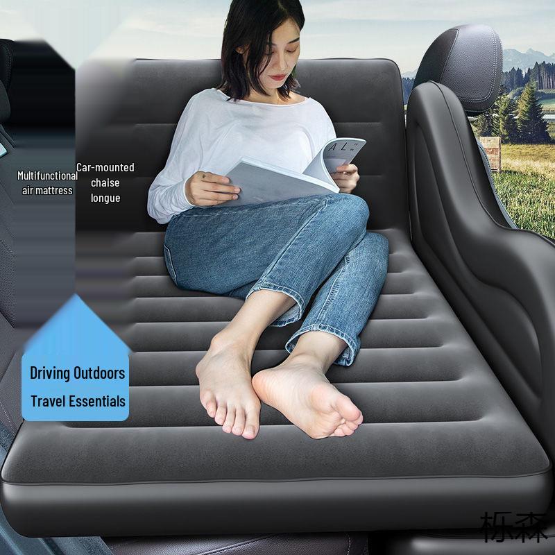 New Odorless Universal Car Inflatable Bed: Multifunctional Mattress for Seven-Seat Sedans and Recliners