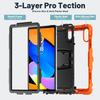 For Lenovo Xiaoxin Pad 11 2025/2024/Idea Tab/K11 Gen 2/M11/K11 LTE (2024) Case PC+Silicone Kickstand Tablet Cover with Strap