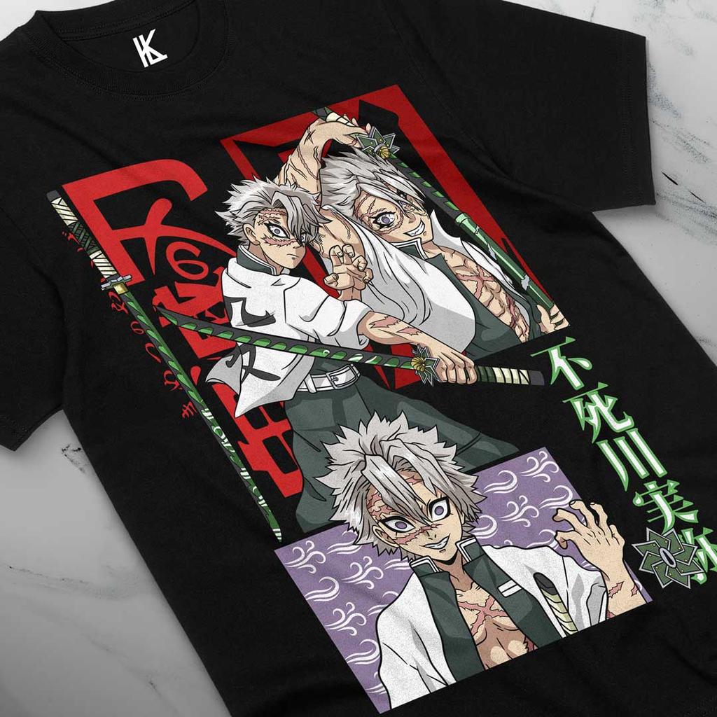 Summer Anime Printed T-shirt Men's Women's Japanese Cartoon T-shirt Casual Overszied Y2k Heavy Cotton Hip Hop Men's Clothing Tee