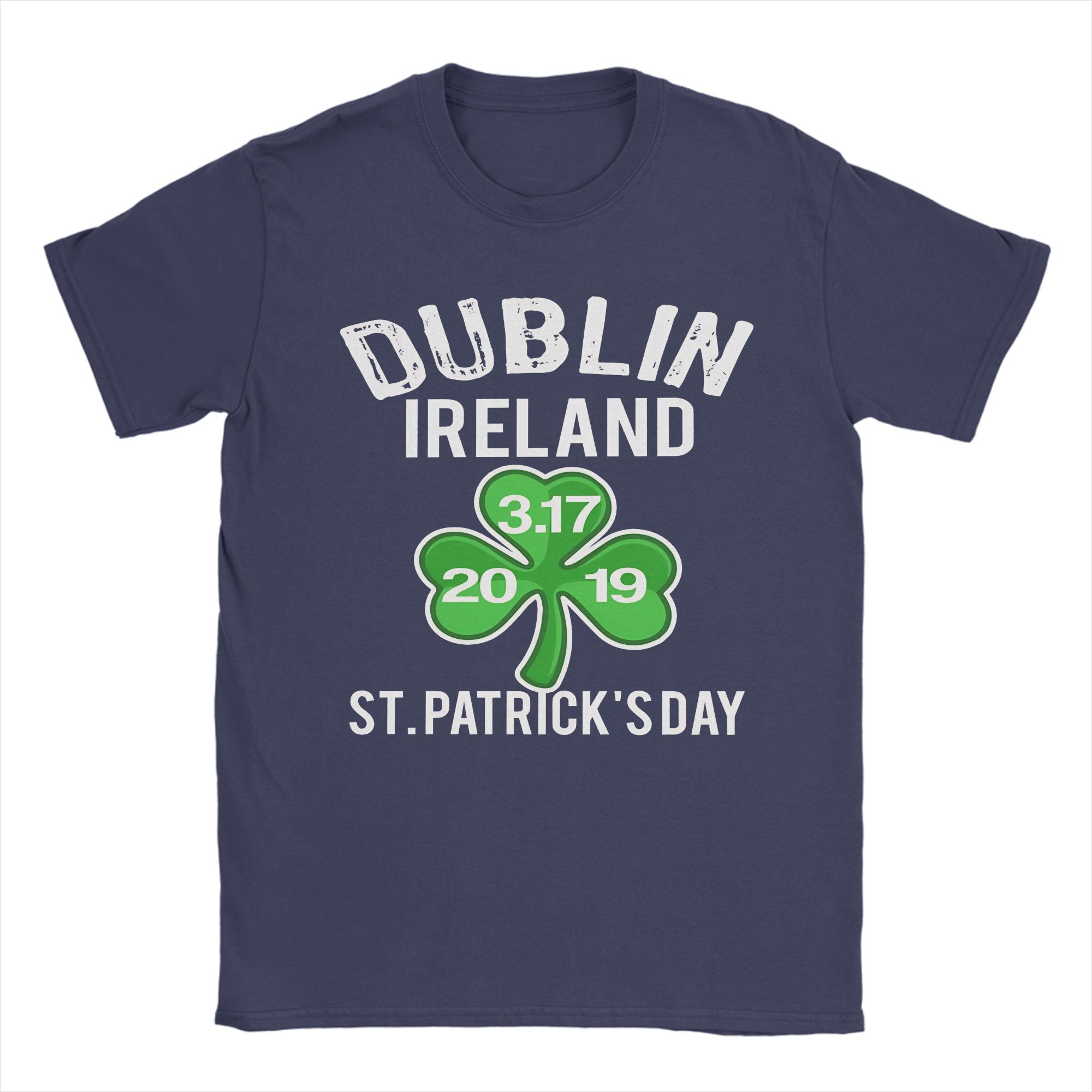 

Dublin Ireland Est 988 Clover Leaf Shamrock St Patricks Day Mens T Shirts Tee Shirt Short Sleeve TShirts Cotton Tops 4XL