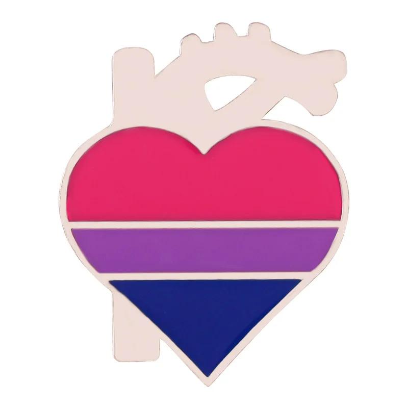 14 Styles LGBT Pride Enamel Pins Rainbow Book Cats Feather Tooth Heart Shape Brooches Lapel Badge Jewelry Gift for Partner Lover