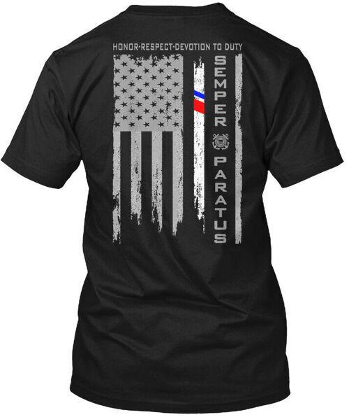 

Coastguard New Honor Respect Devotion To Duty Semper USA Made S to 5XL Unisex T-Shirt XL