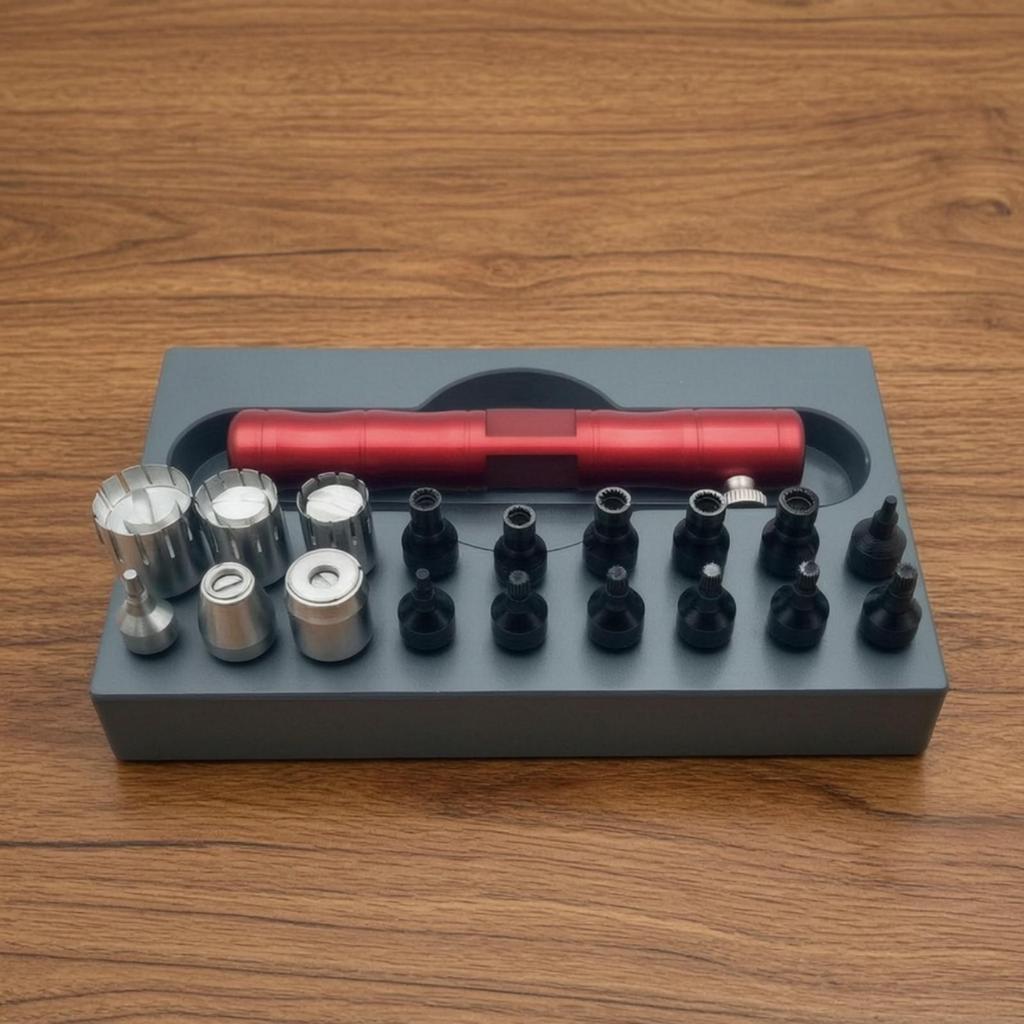 Watch Repair Tool Kit with Tray Compact Multifunctional