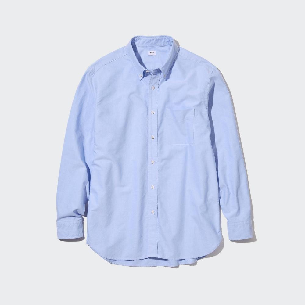 

UNIQLO JAPAN Оксфордская рубашка с длинными рукавами