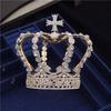 Baroque Royal King Crown Male Diadem Bridal Wedding Hair Ornaments for Women Queen Tiaras and Crowns Head Jewelry