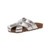 Hot Selling 2025 Summer New Style Retro Flat Bottom Mules Open Toe Breathable Women's Slippers Casual Slip-On Shoes Rubber Sole
