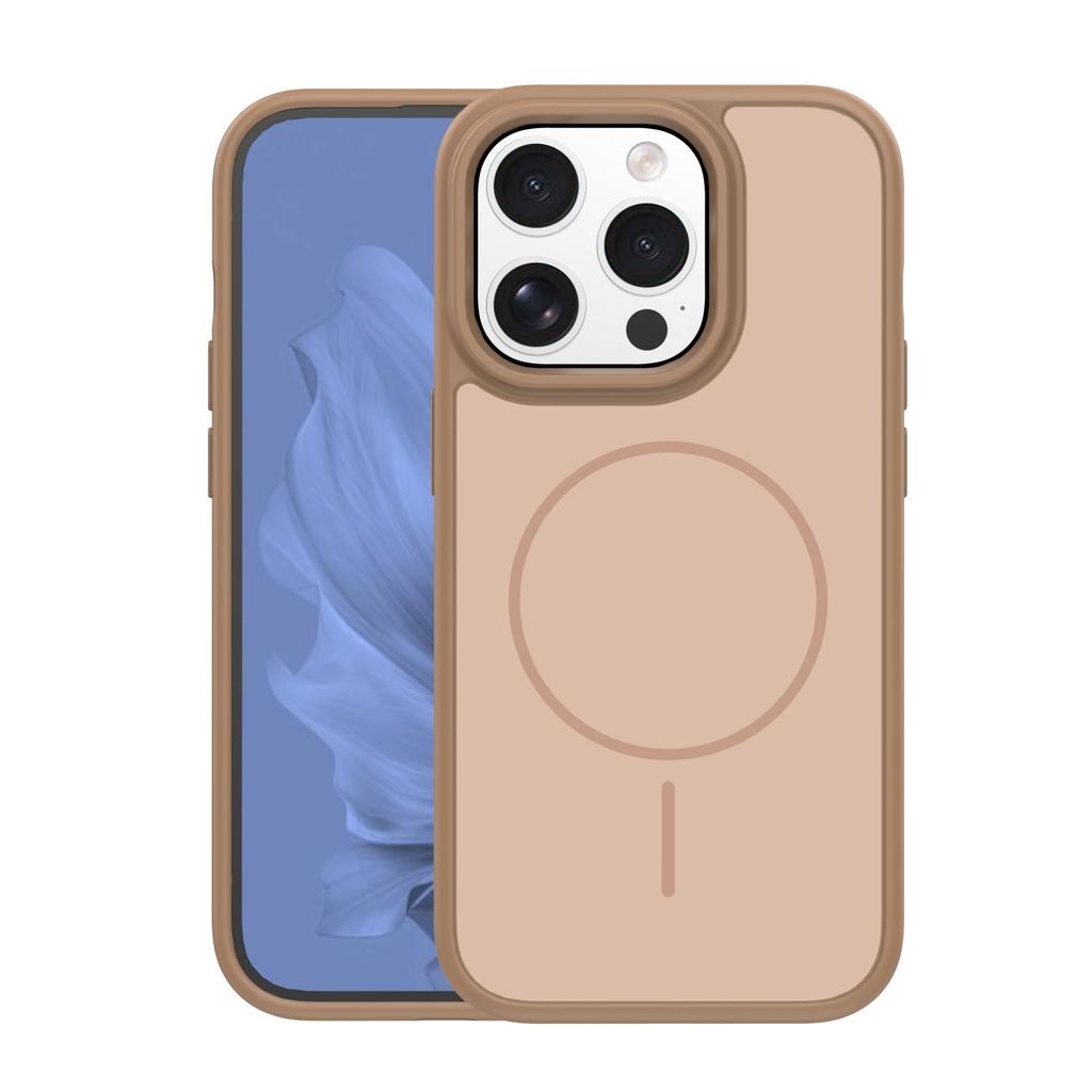 Nakładka Frame Thin Mag Do Iphone 14 Pro 6,1" Brązowa