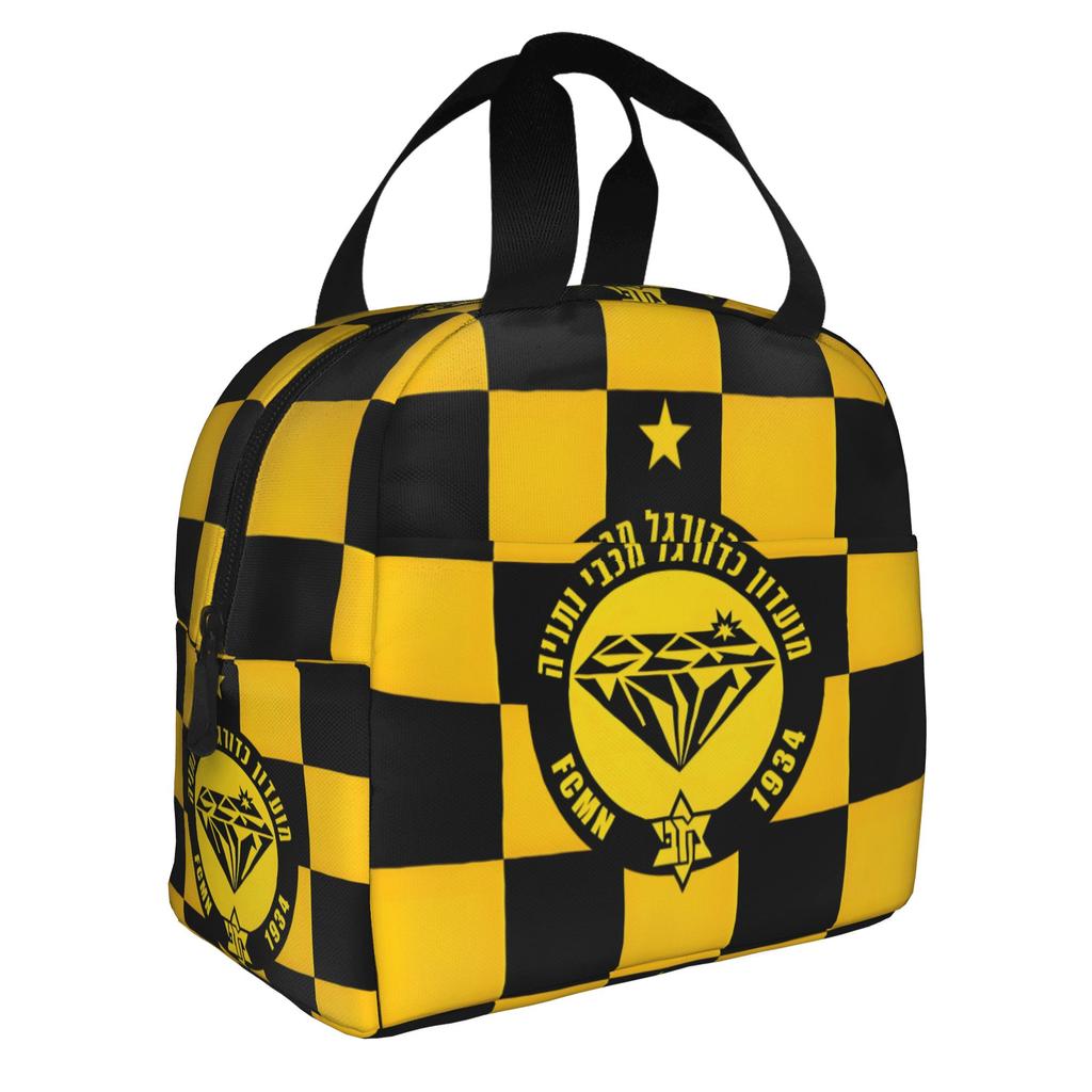 Footbally Beitar Jerusalem FC Soccer  Insulated Lunch Bag for Work School  Waterproof Cooler Thermal Lunch Box Women Men
