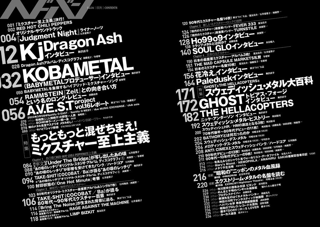 Headbang MUSIC Vol.34 (SHINKO MOOK)