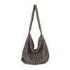 Bag Women's Bag New 2025 Shoulder Bag Leopard Print Casual Shopping Bag Large Capacity Popular Fashion Solid Color Tote Bag
