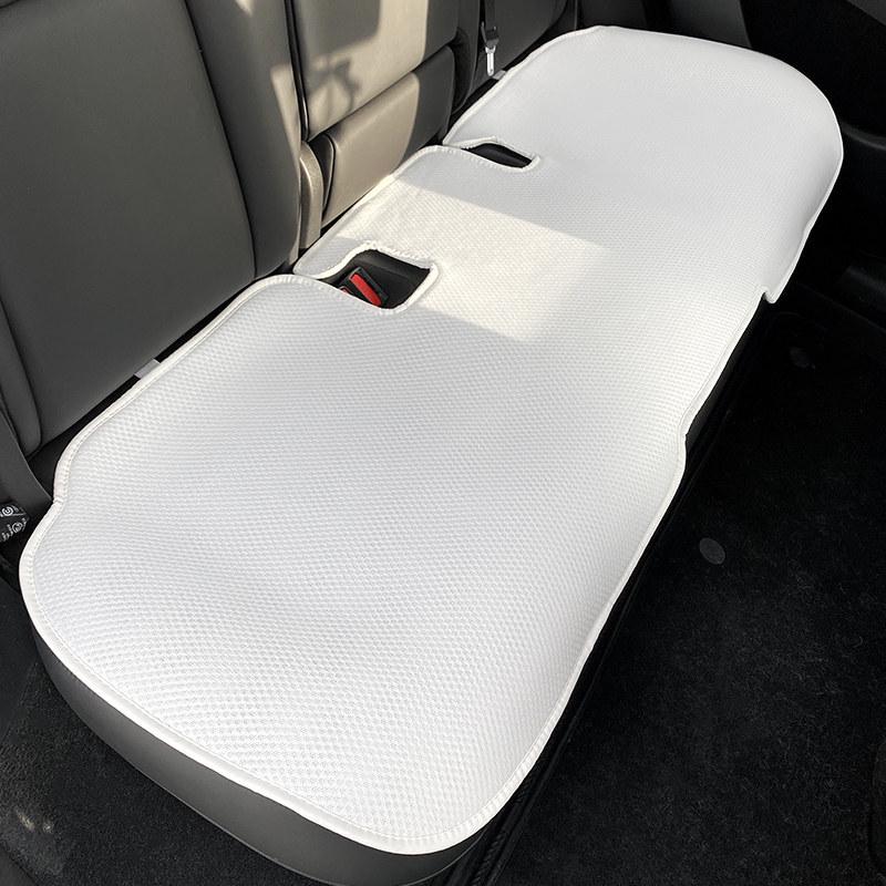 Tesla Model Y Refresh Seat Cushion Cover: Breathable, All-Season, Special Interior Modification.