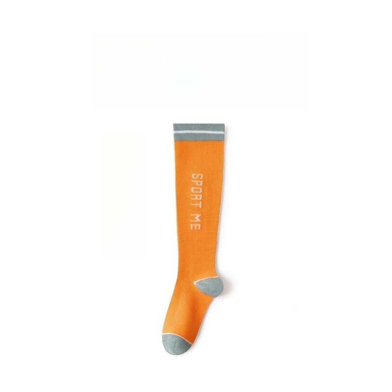 Sports muscle energy compression socks women's fitness running skipping rope pressure thin leg calf socks four seasons thin long tube sweat-absorbent