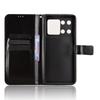 For Cubot P90 PU Leather Case with Strap Crazy Horse Texture Phone Wallet Cover