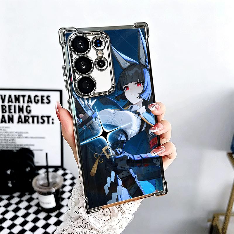 Zenless Zone Zero Hoshimi Miyabi Plating Phone Case For Samsung Galaxy S24 S25 FE S26 Edge S23 Ultra S22 S21 Plus S20 Anti-Fall