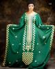 Trabalho à mão Dubai Elegante Abaya Long Farasha Vestido Kaftan Islâmico Marroquino