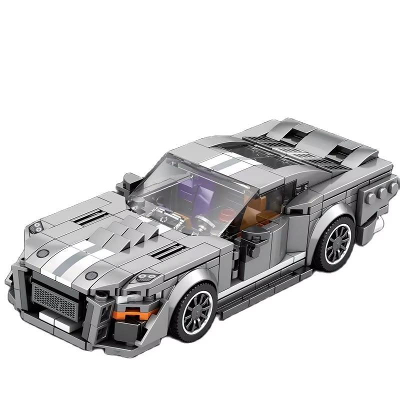 Non-Toxic 476Pcs Sports Car Building Blocks City Speed Classic Vehicle Series 1:24 Scale Model Children’S Holiday Diy Toys Gifts