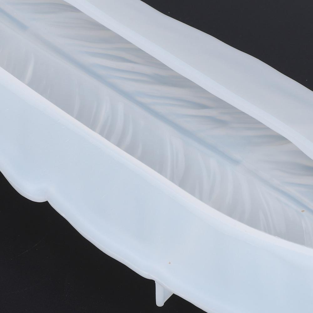 White Silicone Mold Feather DIY Resin Mold Jewelry Tools Resin Casting Mold  Resin Casting