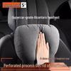 Super Soft Mercedes S Maybach-Style Suede Velvet Headrest Pillow Pair for Summer Neck Protection