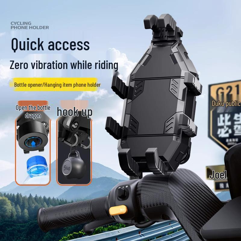 Universal Shockproof Phone Holder for Bikes & Vehicles